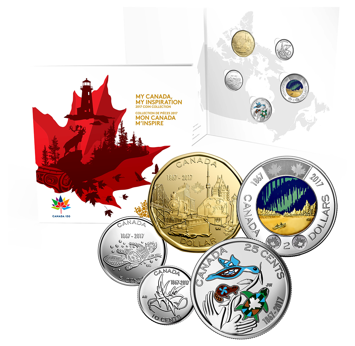 2017 Canada 150 5-Coin Collection | The Royal Canadian Mint