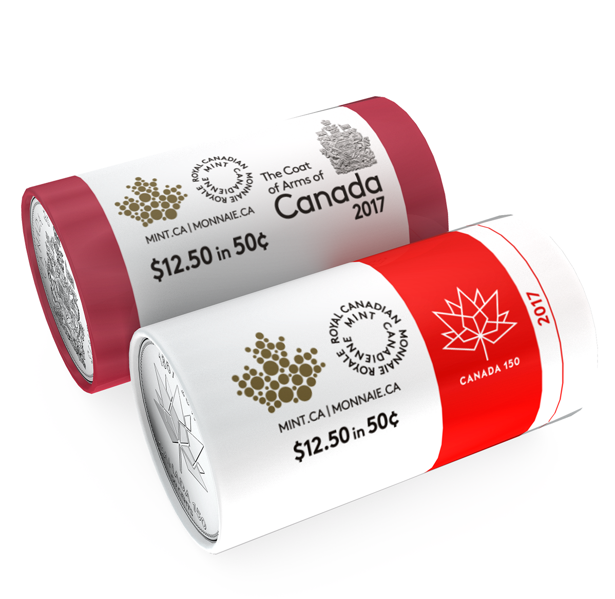 2017 50Cent Special Wrap Roll Pack The Royal Canadian Mint