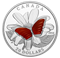 Pièce de 1 oz en argent pur - Papillon aux ailes colorées - Tirage : 6 000 (2016)