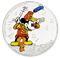 1 oz. Pure Silver Coin - Disney Mickey Mouse Through the Ages: 'The Band Concert' (2016)