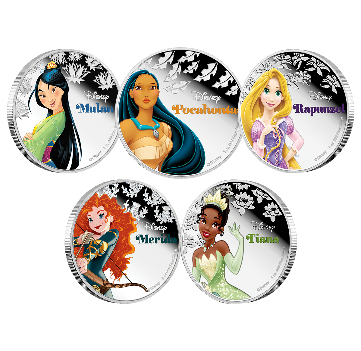 Disney - RENA 2024 $2 Disney Princess: Rapunzel - Pure Silver Coin