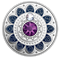 Pièce en argent pur rehaussée de cristaux Swarovski(MD) - Signes du zodiaque : Verseau - Tirage : 5 