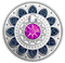 Pièce en argent pur rehaussée de cristaux Swarovski(MD) - Signes du zodiaque : Poissons - Tirage : 5