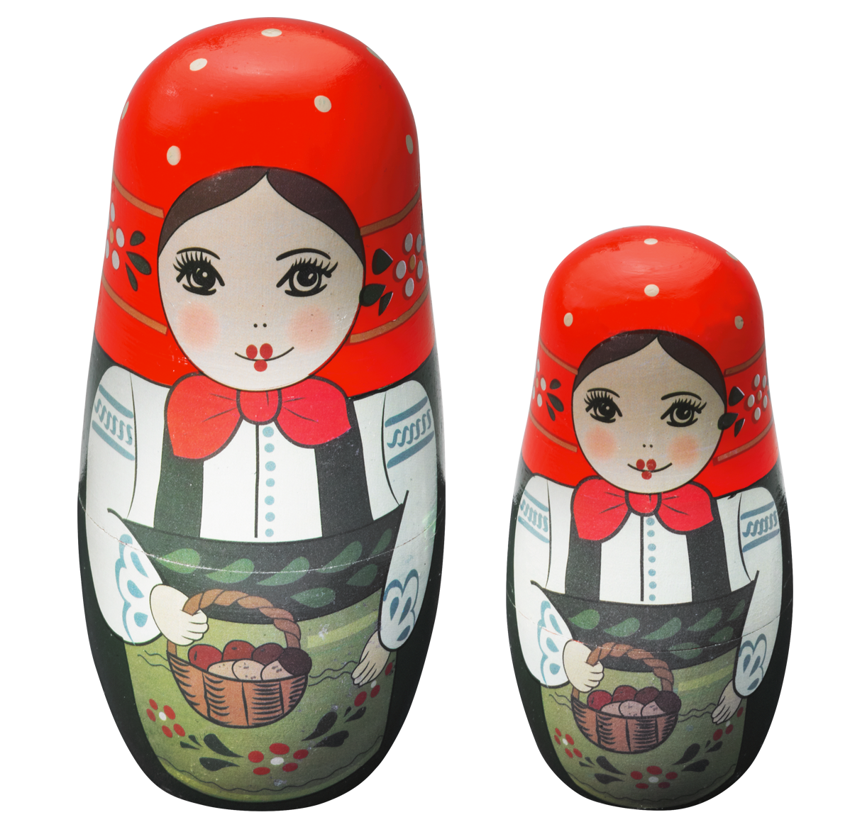 matryoshka　Laideronnette Set of 5 Russian Matryoshka Nesting Dolls – Everything Old
