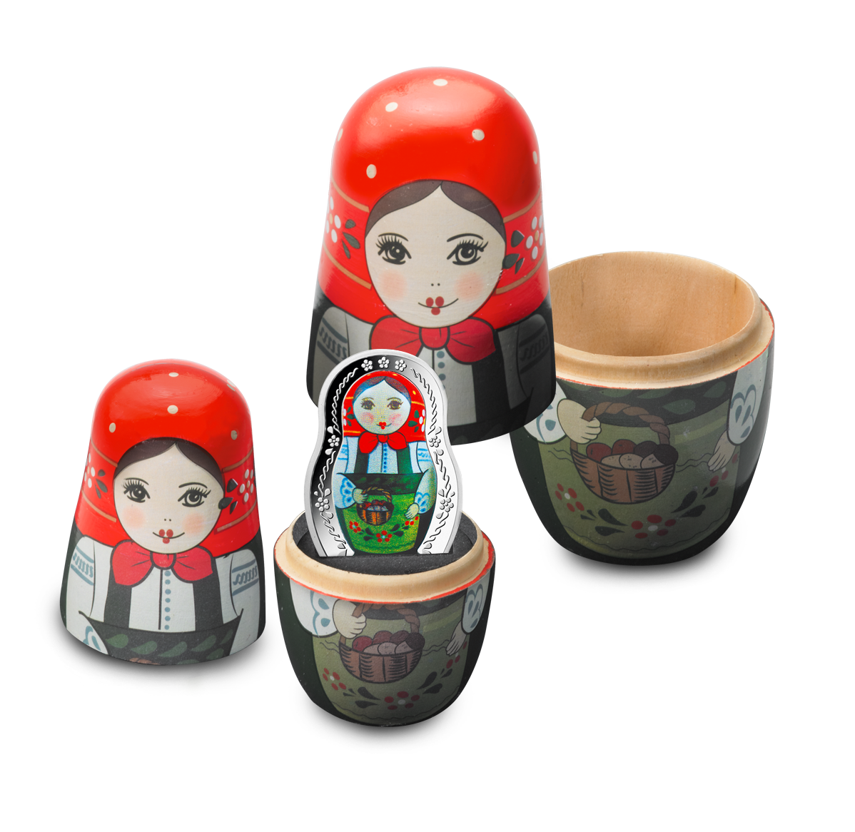 1 oz. Pure Silver Matryoshka Doll - Mintage: 5,000 (2016