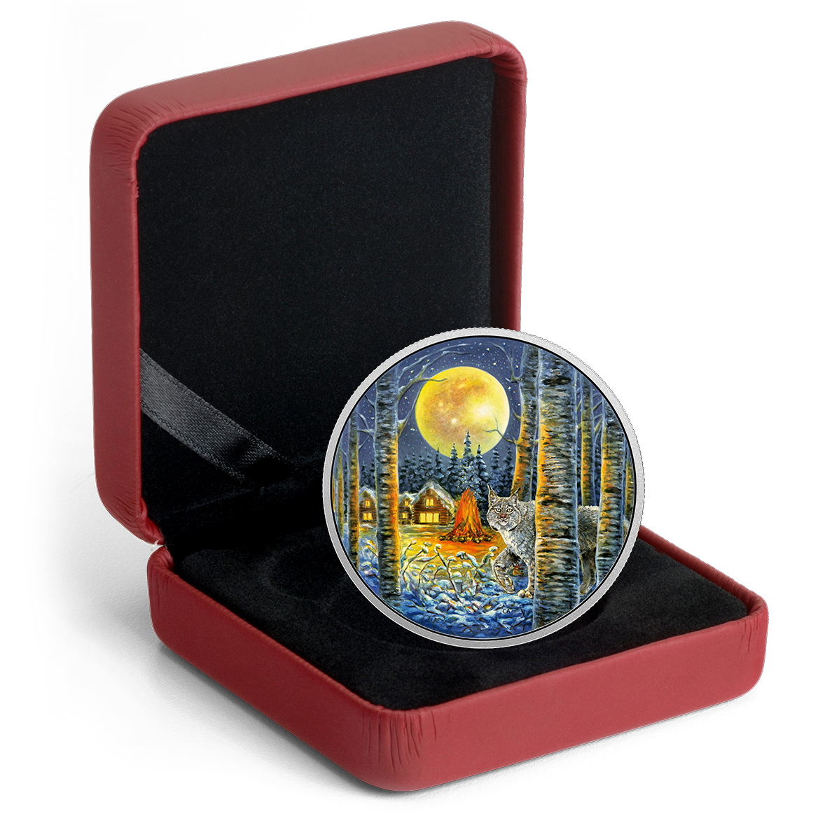 2 oz. Pure Silver Glow-In-The-Dark Coin - Animals in the