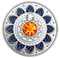 Pure Silver Coin made with Swarovski® Crystals - Zodiac Series: Gemini