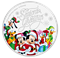 Pièce de 1/2 oz en argent fin – Disney : <em>Season's Greetings</em> – Tirage : 10 000 (2016)