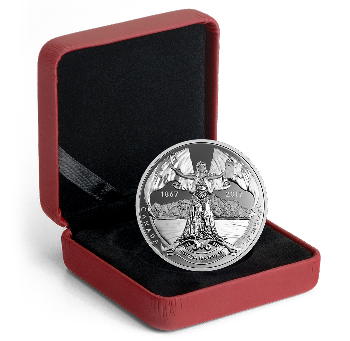 10 oz. Pure Silver Coin - Canadian Federation Medals Series