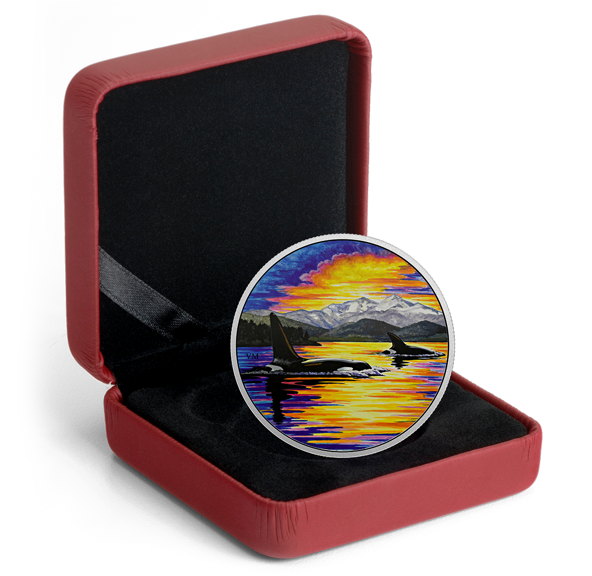 2 oz. Pure Silver Glow-In-The-Dark Coin - Animals in the Moonlight