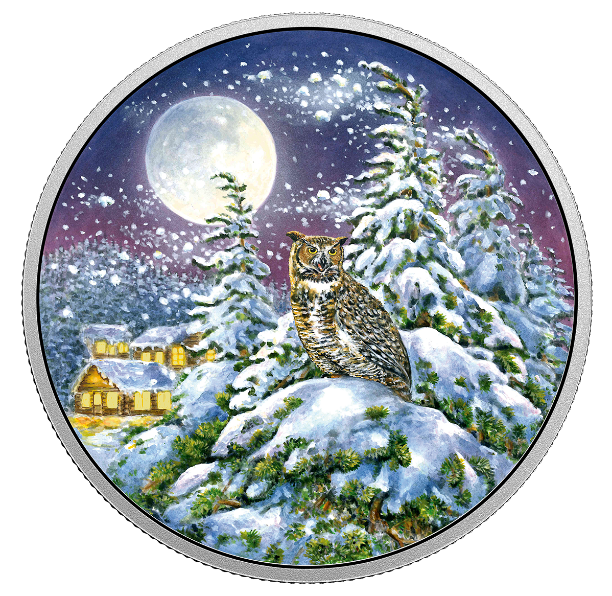2 oz. Pure Silver Glow-In-The-Dark Coin - Mintage: 4,000 (2017)