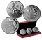 Ensemble de trois pièces de 1 oz en argent pur - Anecdotes numismatiques de la Monnaie royale canadi