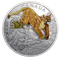 1 oz. Pure Silver Coin - Three-Dimensional Leaping Cougar - Mintage: 6,000 (2017)