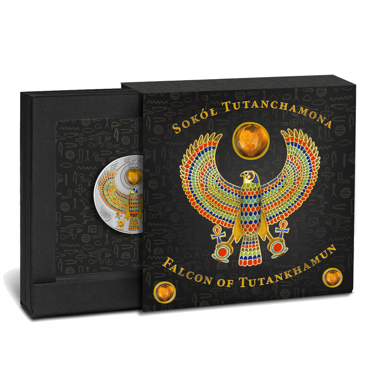 2 oz. Pure Silver Coin – Falcon of Tutankhamun – Mintage: 999