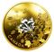 3 oz. Reverse Gold-Plated Pure Silver Coin - Whispering Maple Leaves - Mintage: 3,500 (2017)