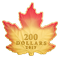 Pièce colorée de 1 oz en or pur - Splendeur automnale - Tirage : 600 (2017)