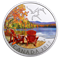 Pièce colorée de 1/2 oz en argent fin – Emblèmes du Canada : Coloris automnal (2017)