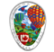 1 oz. Pure Silver Coloured Coin - Hot Air  Balloons - Mintage: 5,000 (2017)