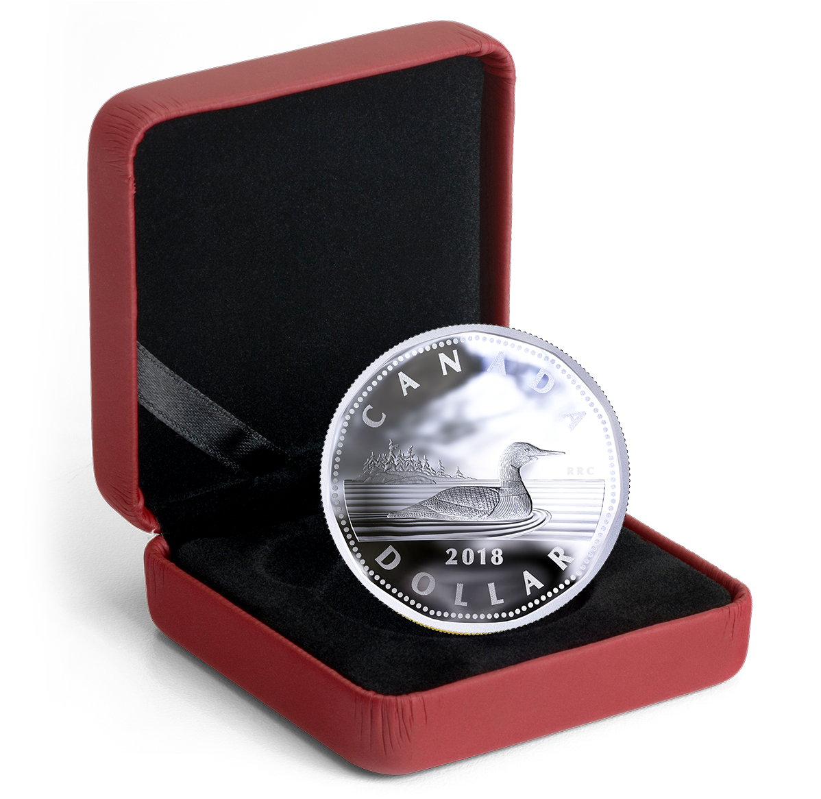 ◎MON◎ 10 oz. Pure Silver $1 Piedfort Coin - Mintage: 112 (2018