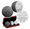 Phases of the Moon - 2 oz. Pure Silver 3-Coin Set - Mintage: 3,000 (2017)