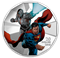 1 oz. Pure Silver Coloured Coin - The Justice League™: Cyborg and Superman
