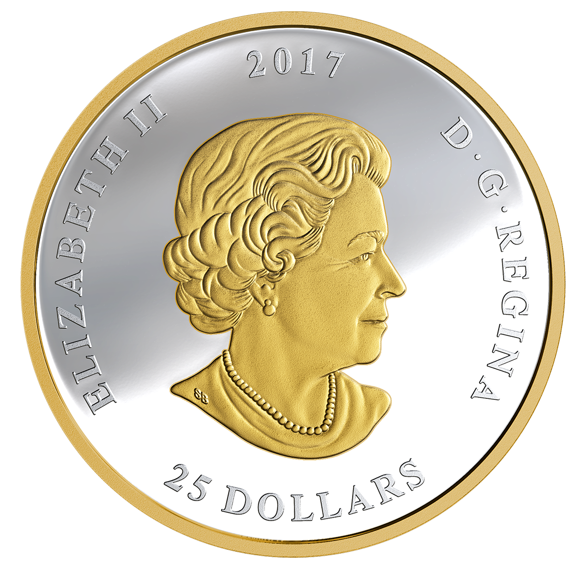 1 oz. Pure Silver Gold-Plated Coin - The Great Seal of Canada