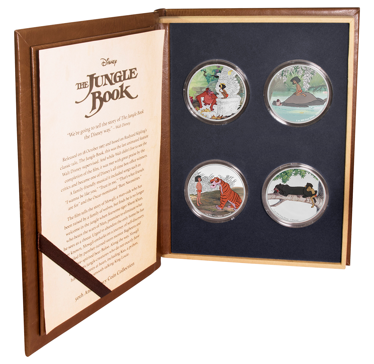 The Jungle Book 50th Anniversary 4-coin Collection | The Royal