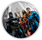2 oz. Pure Silver Coloured Coin - The Justice League™: The World’s Greatest Super Heroes - Mintage: 