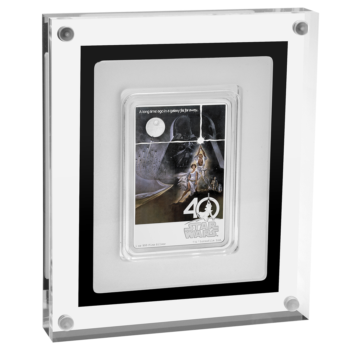Star Wars™ Poster Collection - 40th Anniversary: 1 oz. Pure Silver