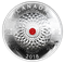 Pure Silver Coin made with Swarovski® Crystals - Classic Holiday Ornament - Mintage: 5,500 (2018)