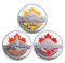1 oz. Pure Silver Coloured 3-Coin Subscription - Canada's Coast Series