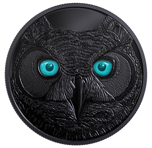 Pure Silver Glow-in-the-Dark Coin - In The Eyes Of The Great