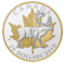 Piedfort de 1 oz en argent pur avec placage d'or - Emblèmes intemporels : Le caribou