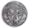 Pure Silver Glow-in-the-Dark Coin - In The Eyes Of The Wolf