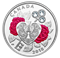 2018 Celebration of Love - Pure Silver Coin made with Swarovski® Crystals