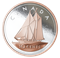 5 oz. Pure Silver Coin with Rose Gold Plating - 2018 Big Coin Series: 10 Cent Piece