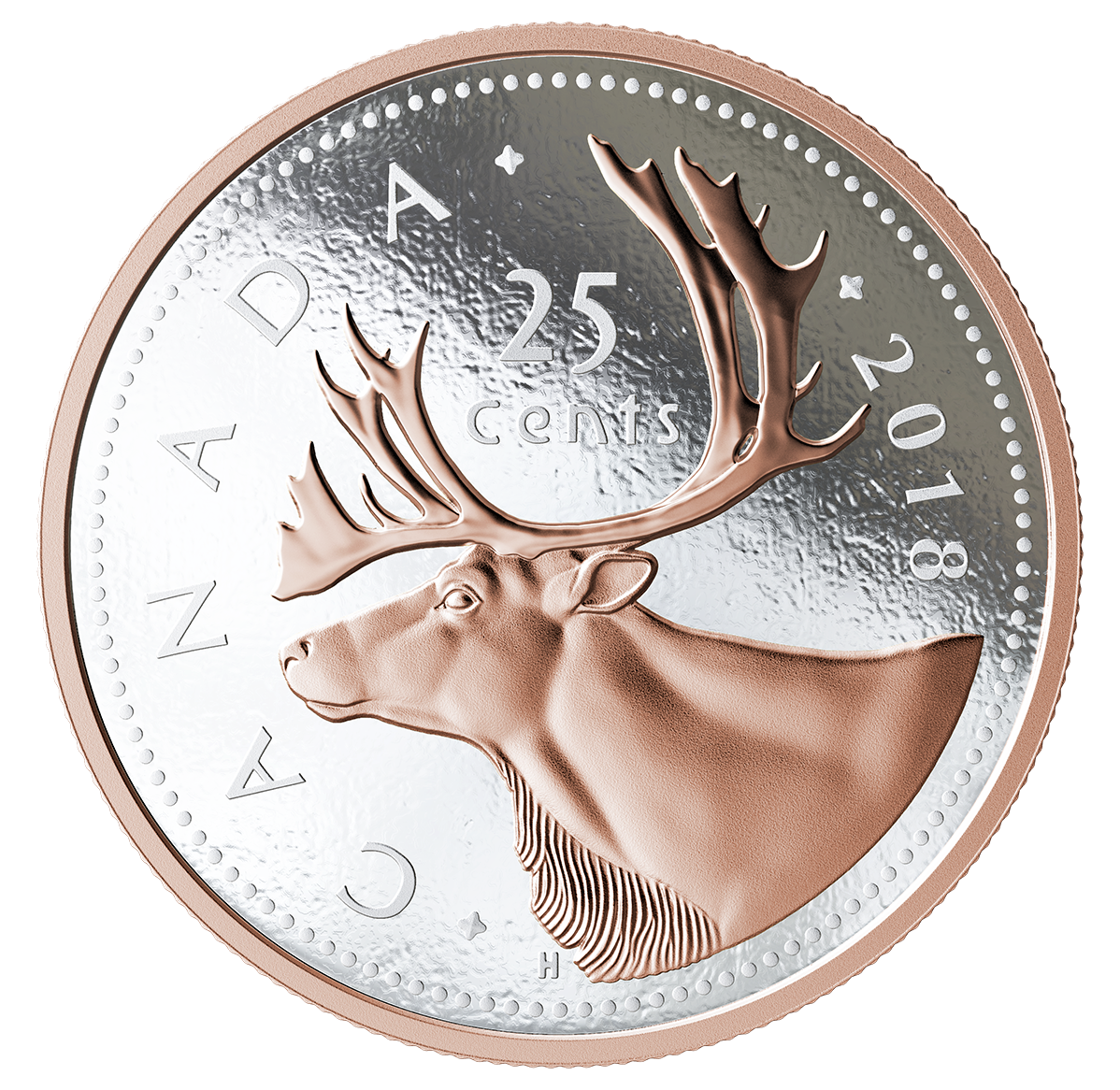 5 oz. Pure Silver Coin with Rose Gold Plating - 2018 Big Coin Series ...