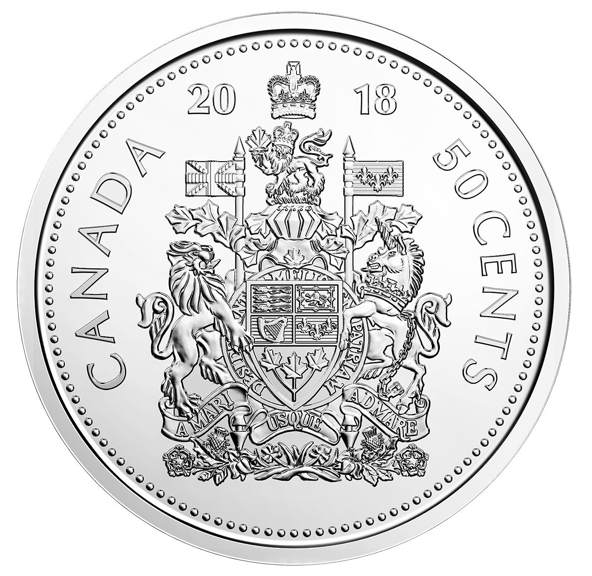 50cent Special Wrap Circulation Roll (2018) The Royal Canadian Mint 50cent Special Wrap Circulation Roll (2018) The Royal Canadian Mint