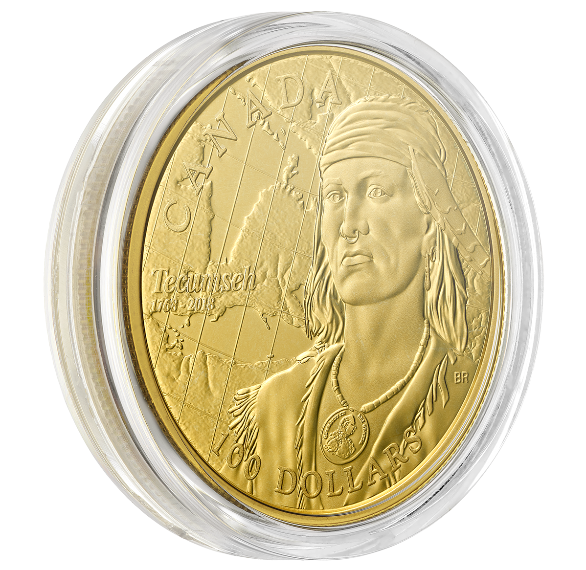 14-karat Gold Coin - 250th Anniversary of the Birth of Tecumseh