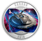 Star Trek™: Enterprise NX-01 - Pure Silver Glow-In-The-Dark Coloured Coin
