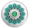 Pierre de naissance de mai - Pièce en argent pur ornée d’un cristal Swarovski(MD)