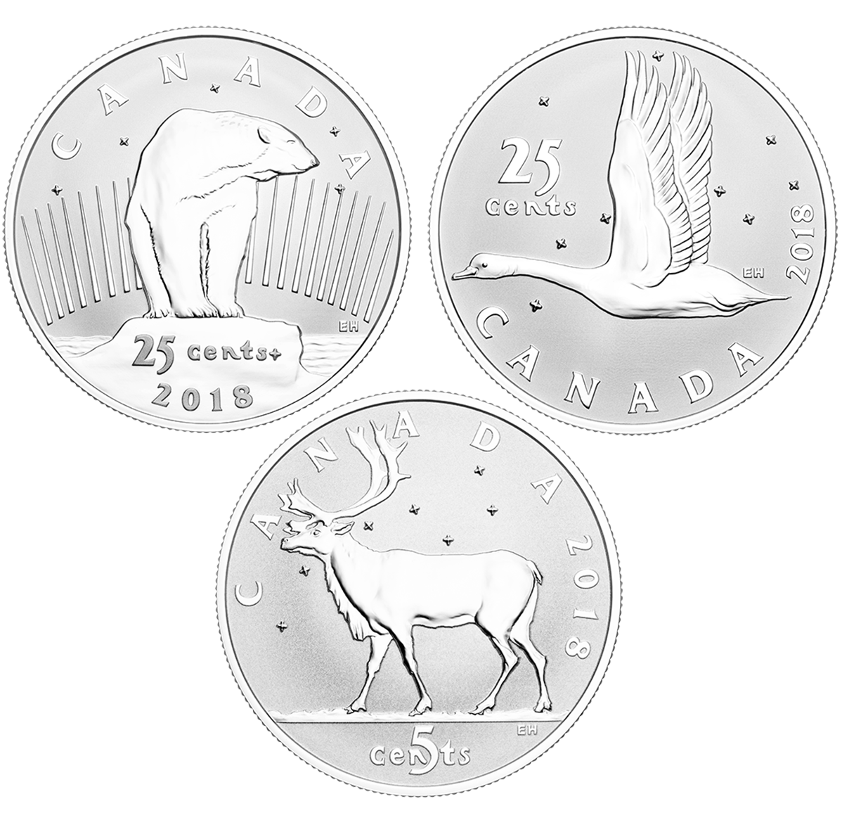 1 oz. Pure Silver 3Coin Set Royal Canadian Mint Coin Lore The Coins That Never Were The
