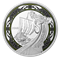 1 oz. Pure Silver Coloured Coin - Viking Ships: Northern Fury