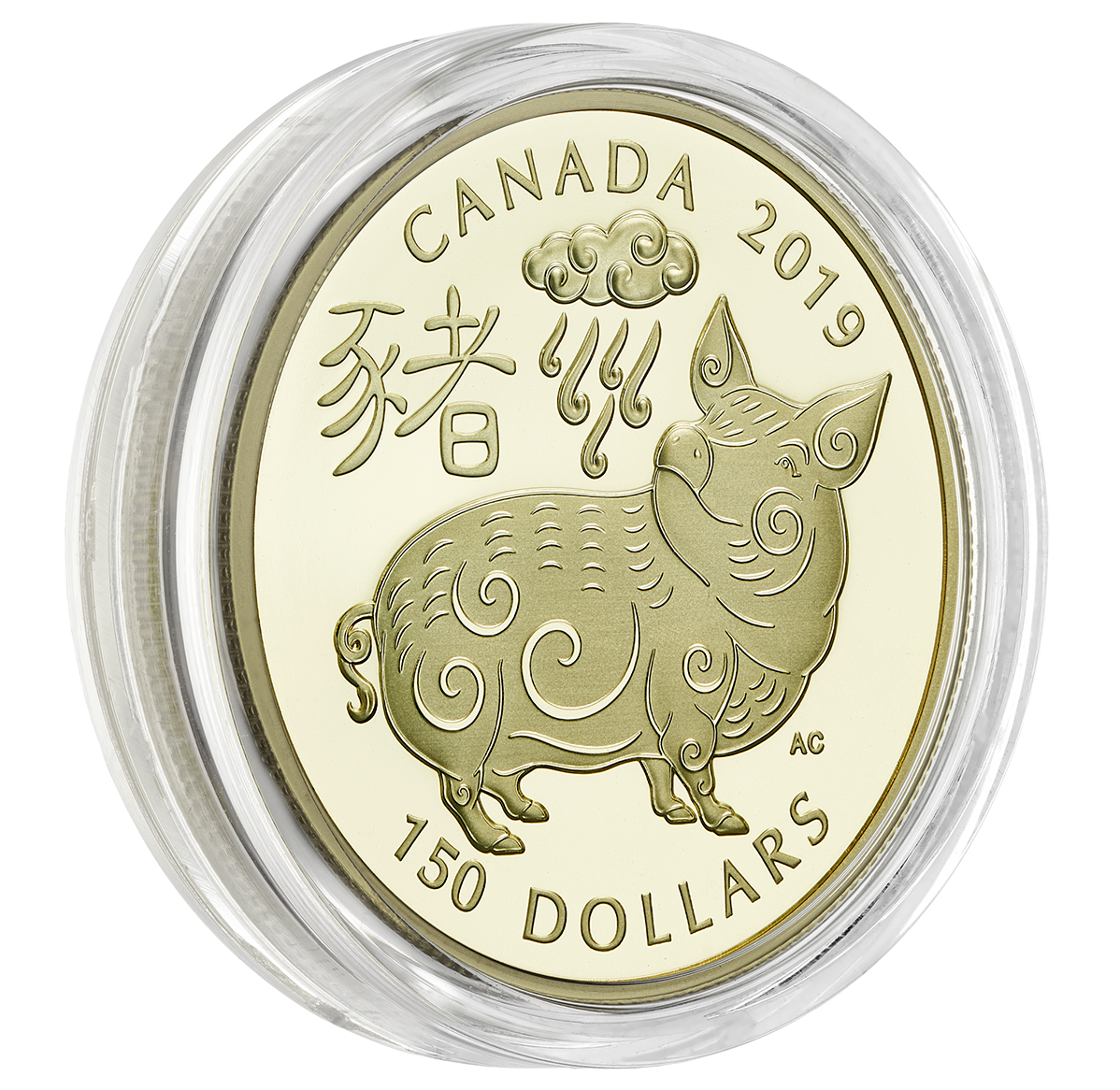 18-karat Gold Coin - Year of the Pig | The Royal Canadian Mint