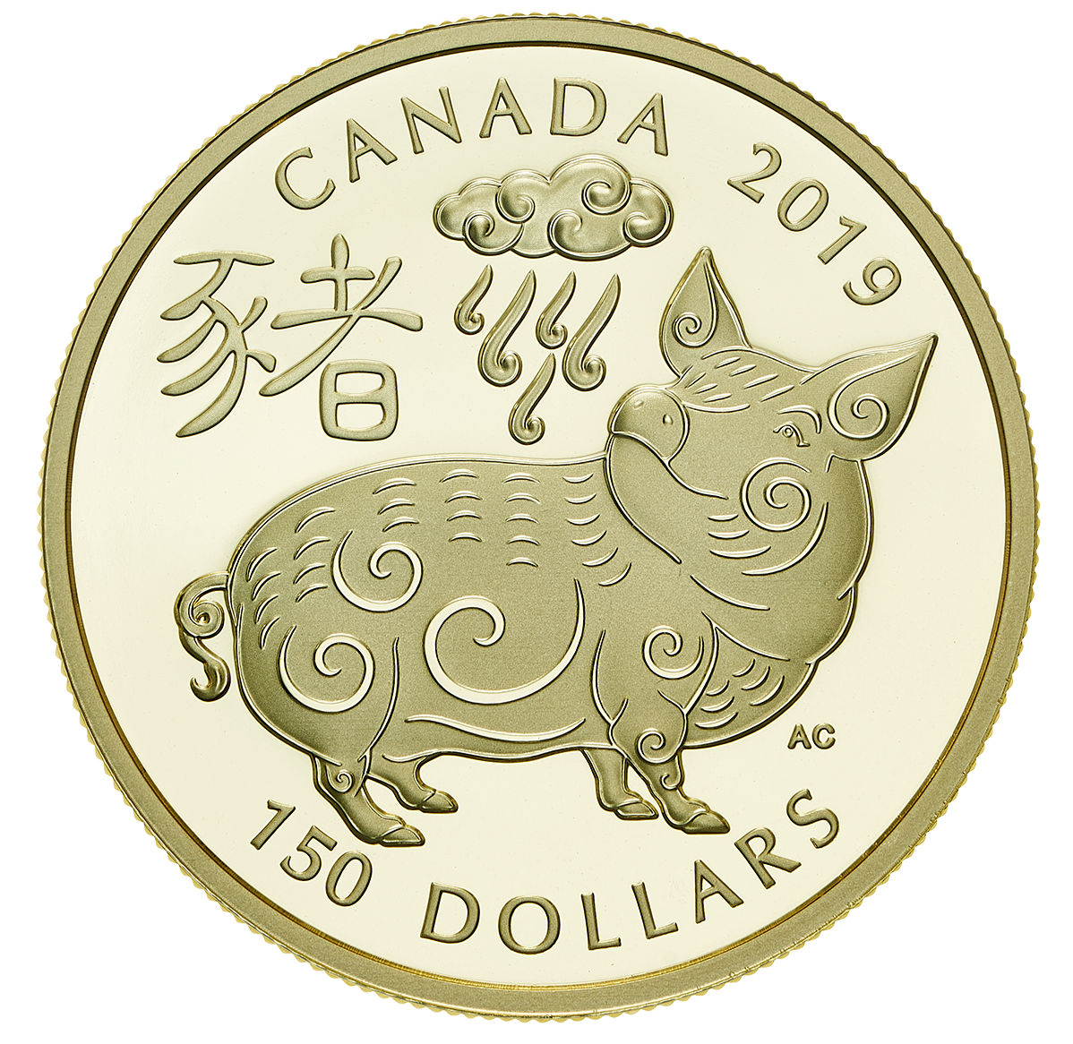 18-karat Gold Coin - Year of the Pig | The Royal Canadian Mint