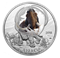 1 oz. Pure Silver Coloured Coin - Frozen in Ice: Woolly Mammoth