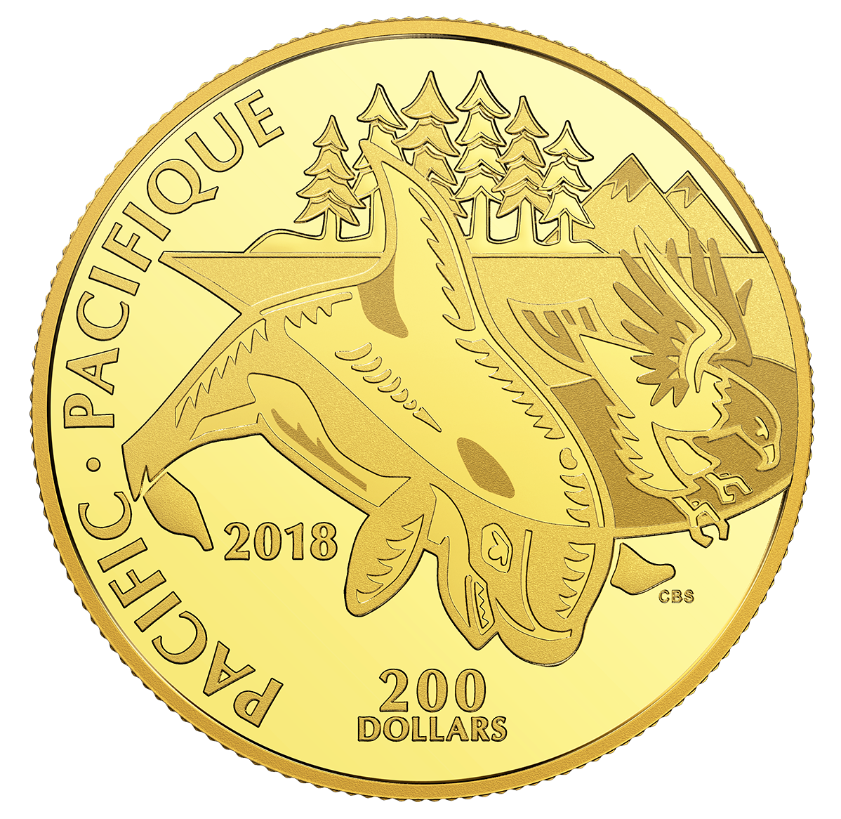 1 oz. 99.999% Pure Gold Coin - Canadian Coastal Symbols: The 1 oz. 99.999% Pure Gold Coin - Canadian Coastal Symbols: The