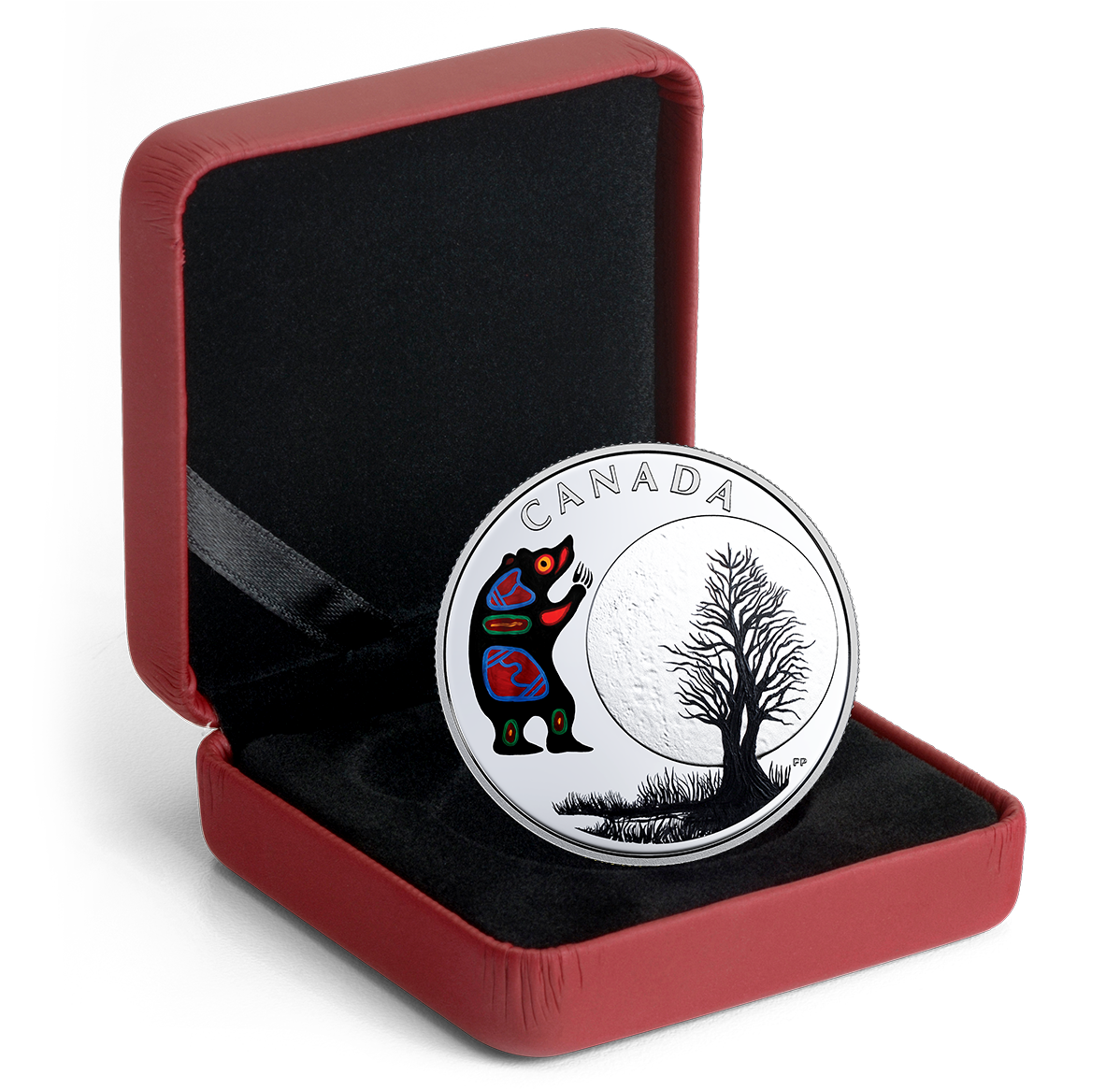 Pure Silver Coloured Coin - Thirteen Teachings From Grandmother