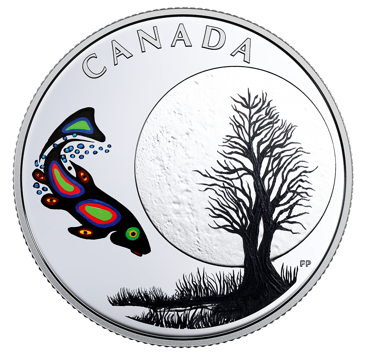 Pure Silver Coloured Coin - Thirteen Teachings From