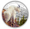 1 oz. Pure Silver Coloured Coin - Majestic Wildlife: Mettlesome Mountain Goat